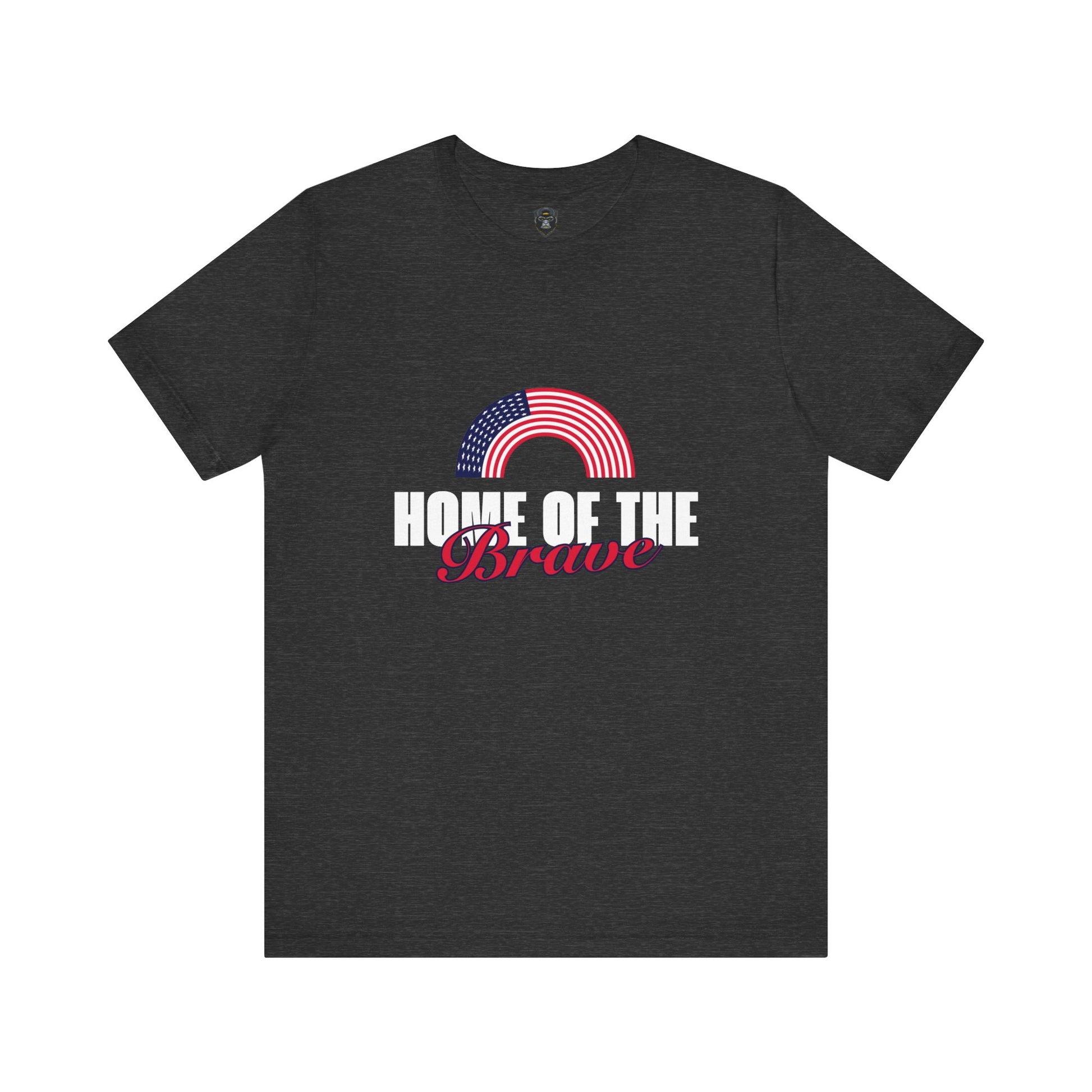 Patriotic Graphic Tee – Home of the Brave, Casual Shirt, Independence Day Gift