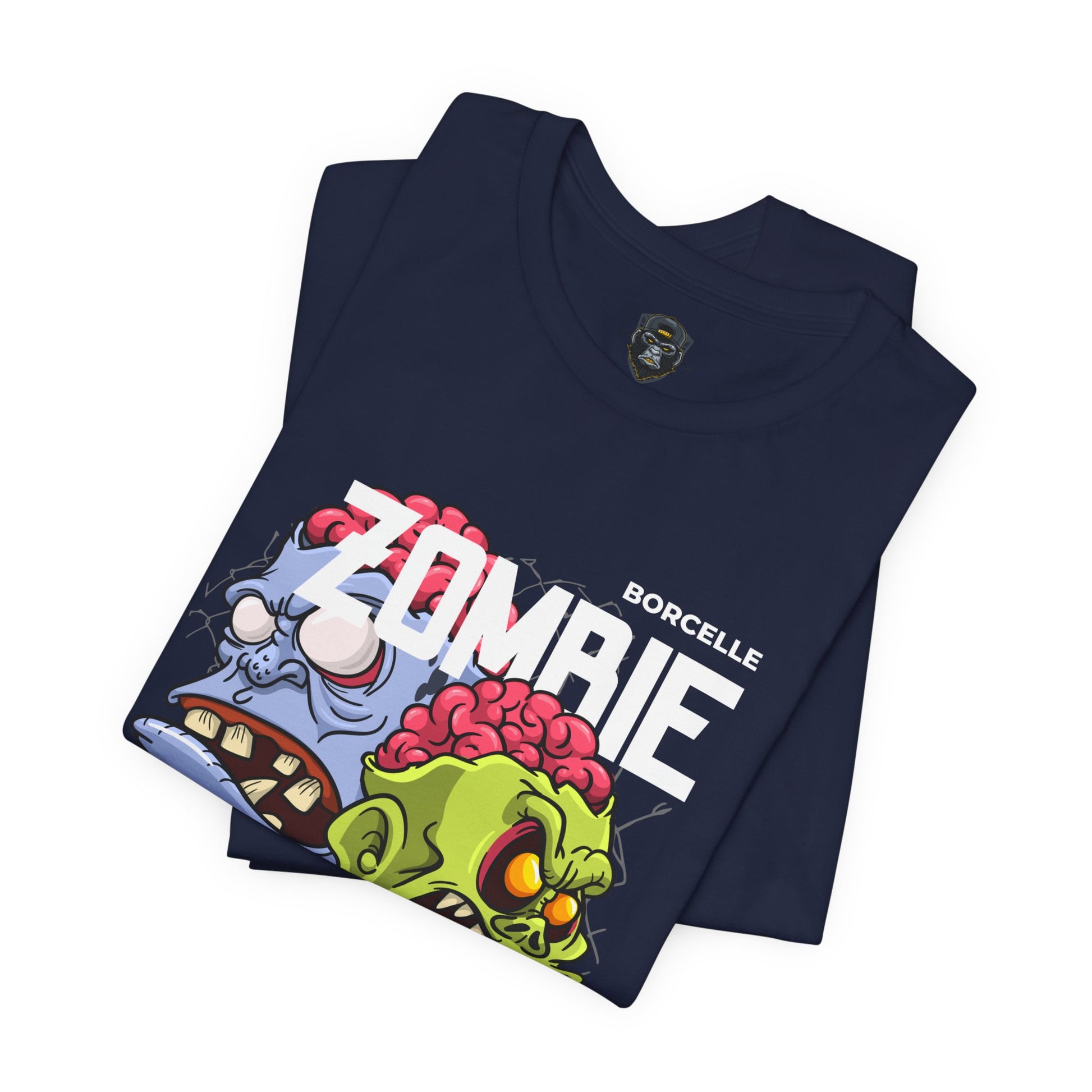Zombie Head Graphic Tee, T-Shirt for Horror Fans, Fun Gift for Halloween