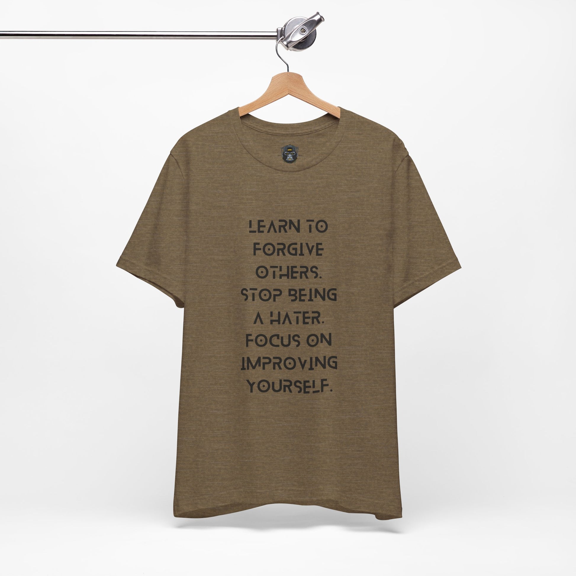Inspirational Quote Tee - Learn to Forgive Others, Motivational Shirt for Self-Improvement
