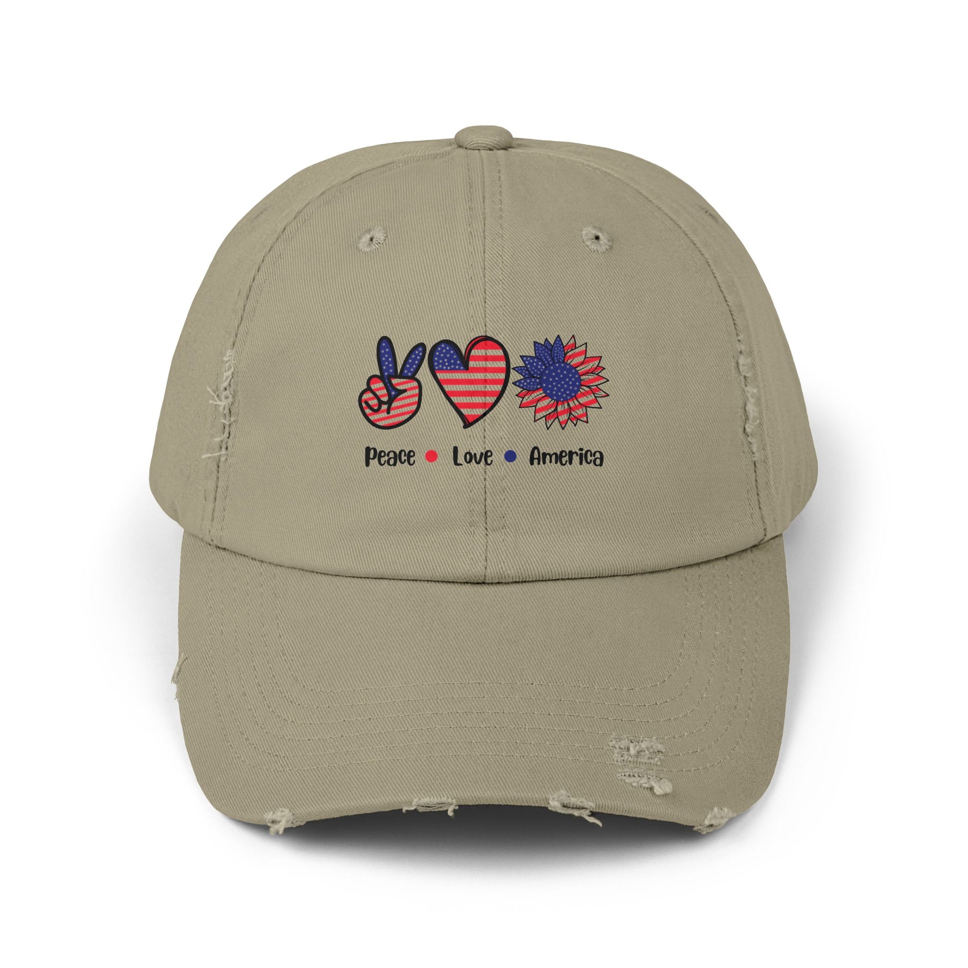 Unisex Distressed Cap with Heart Design, Trendy Hat, Casual Accessory, Gift for Him/Her, Summer Style, Everyday Wear