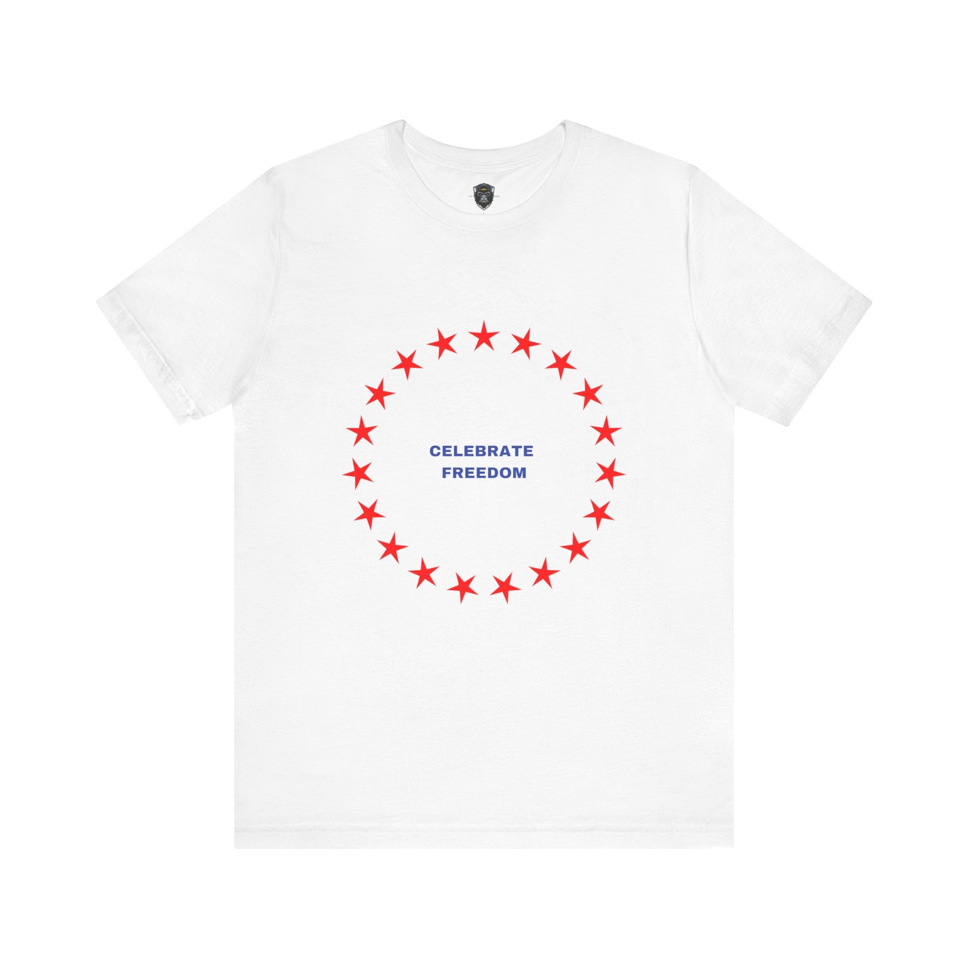 Celebrate Freedom Unisex Jersey Tee, Independence Day Shirt, Patriotic Apparel