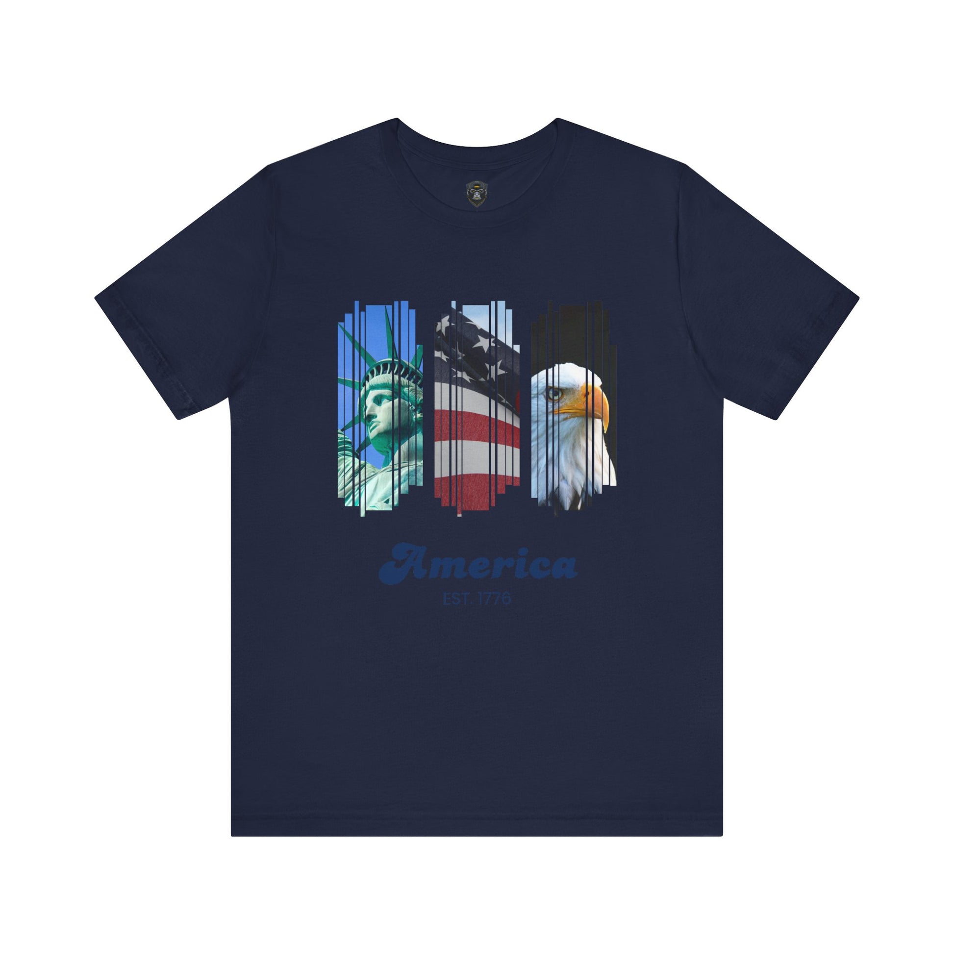 Patriotic T-Shirt, USA Pride Top, Independence Day Apparel, 4th of July Outfit