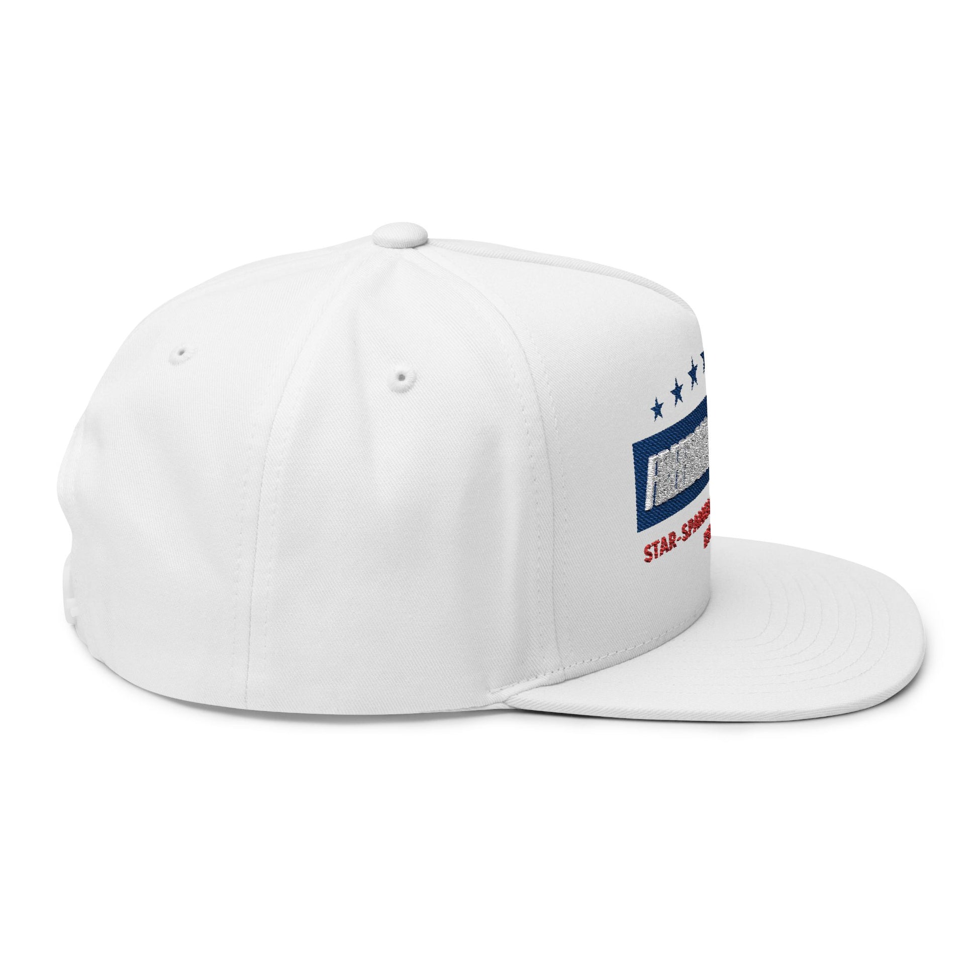 Freedom Ride 2025 Embroidered Flat Bill Cap - Perfect for Riders, Independence Day, Casual Wear, Outdoor Adventures, Gift for Enthusiasts