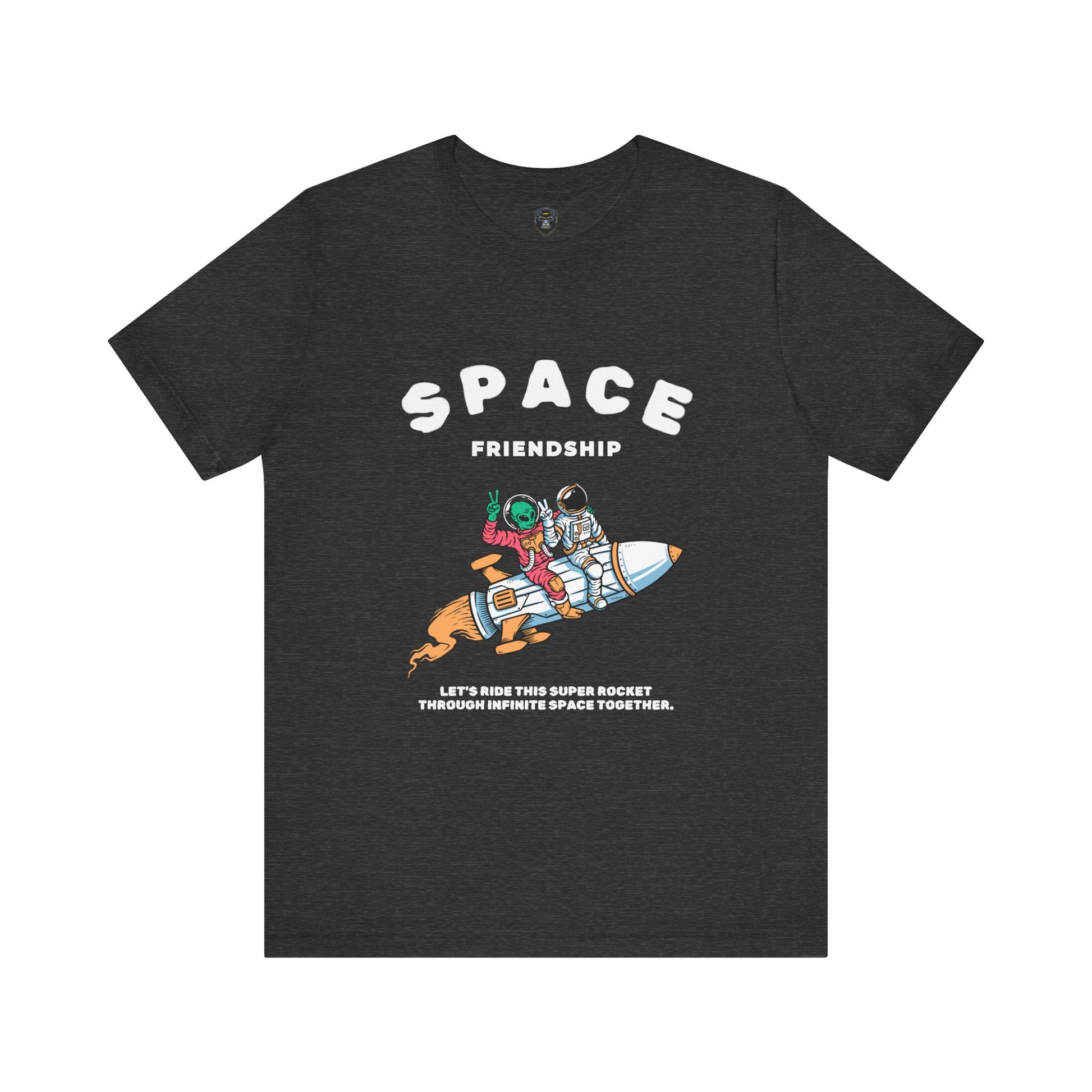 Cosmic Friendship Tee - Space Adventure T-Shirt, Graphic Shirt, Funny Gift for Friends