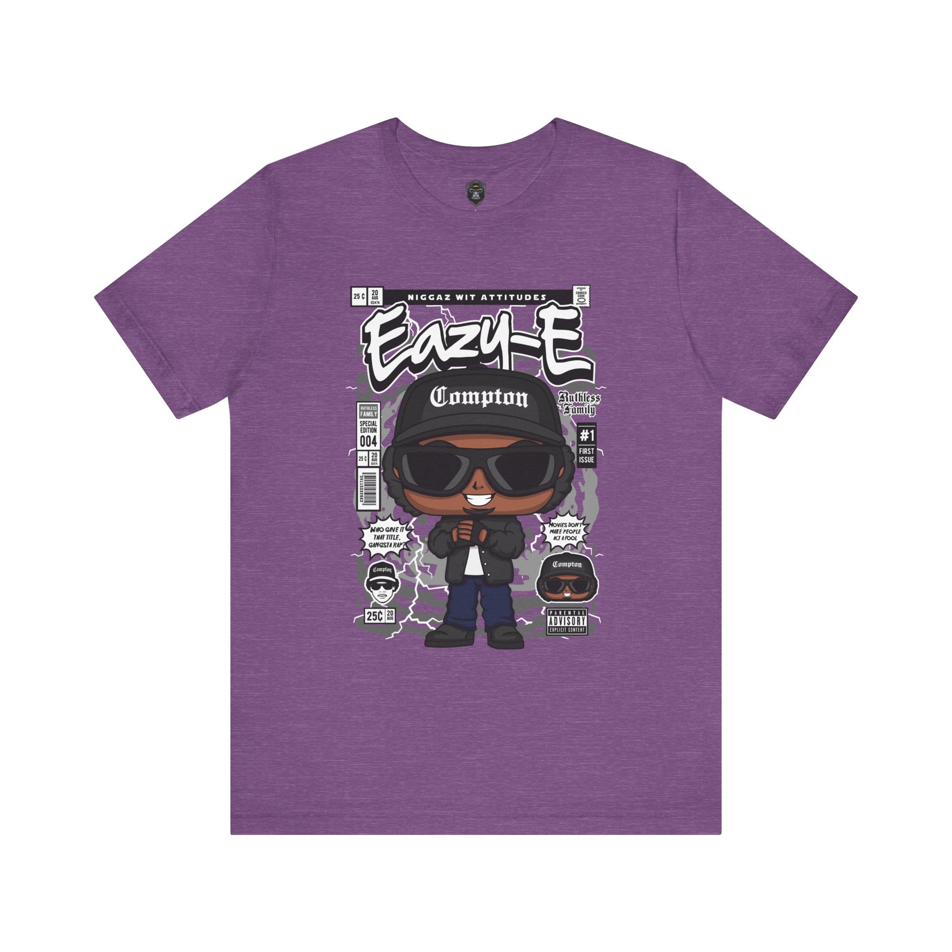 Eazy-E Pop Culture Tee - Unisex Jersey Shirt, Hip Hop Fan Gift, Vintage Music Apparel