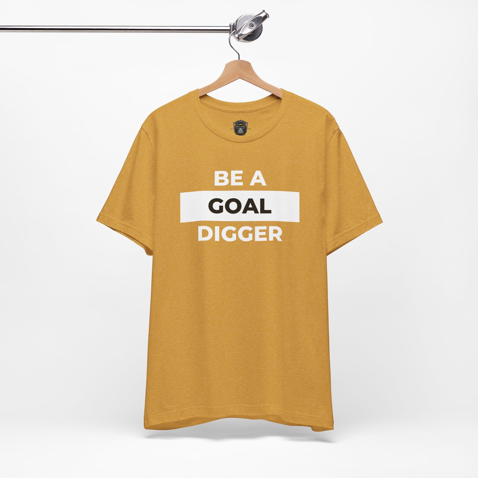 Goal Digger Tee - Motivational Short Sleeve Shirt, Casual Wear, Gift for Entrepreneurs