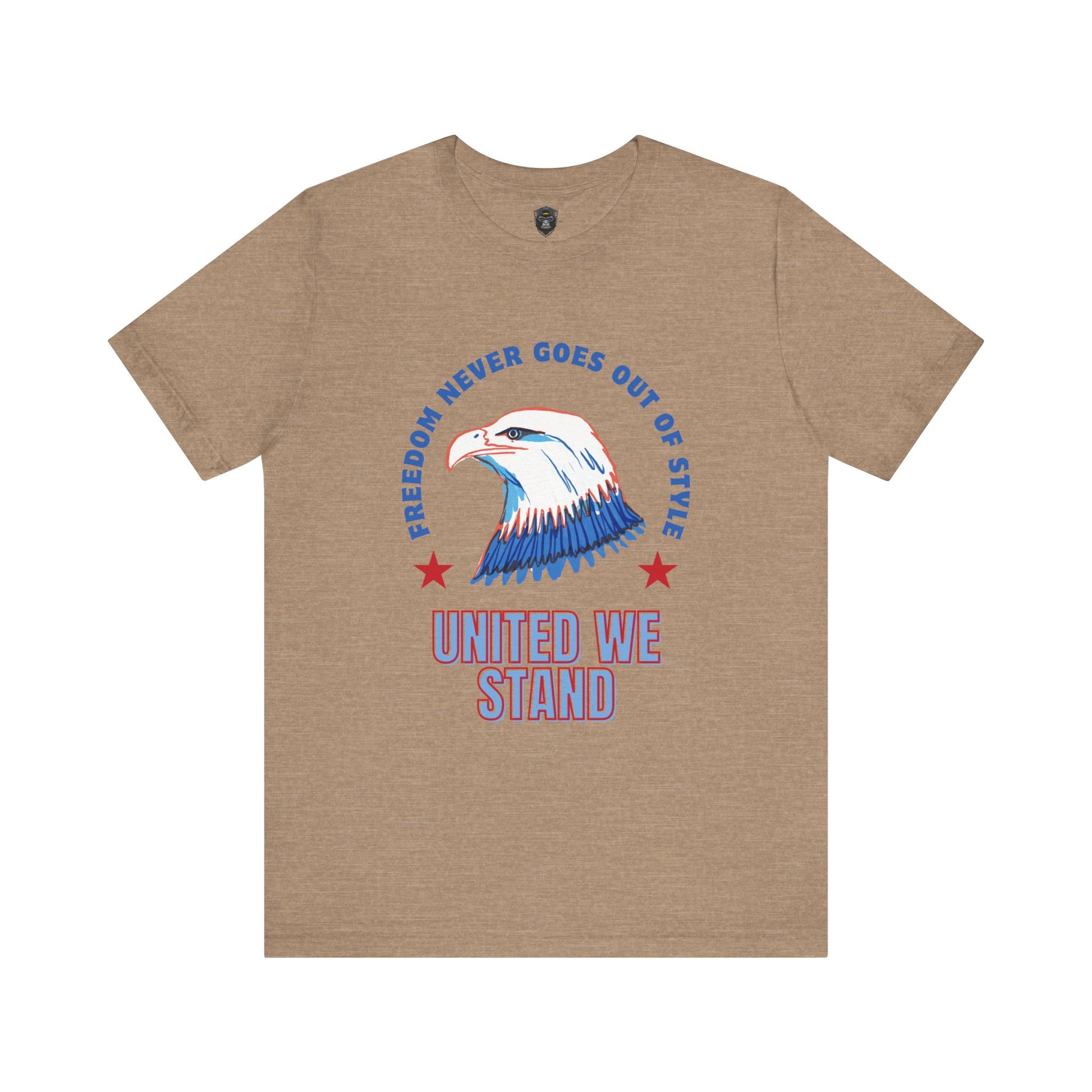 Patriotic Eagle Tee, Freedom Never Goes Out of Style Shirt, USA Pride Apparel, 4th of July Gift
